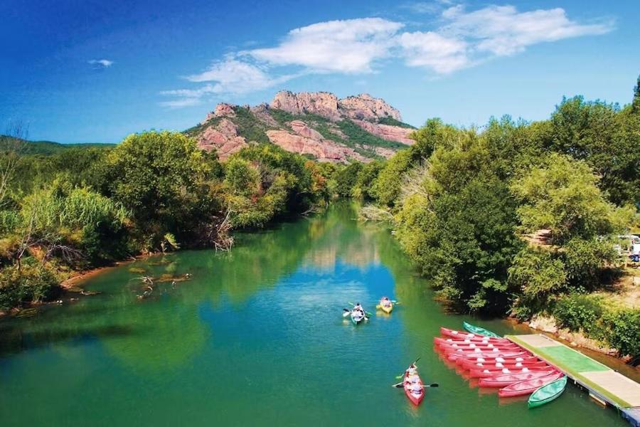 Mobile Home 6-Pers Camping Lei Suves-Cotes D'Azur-Including Airco Roquebrune-sur Argens Esterno foto